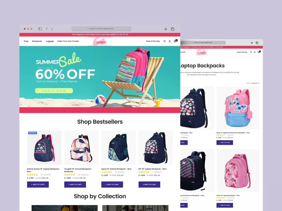 eCommerce-portal-for-girls-bag