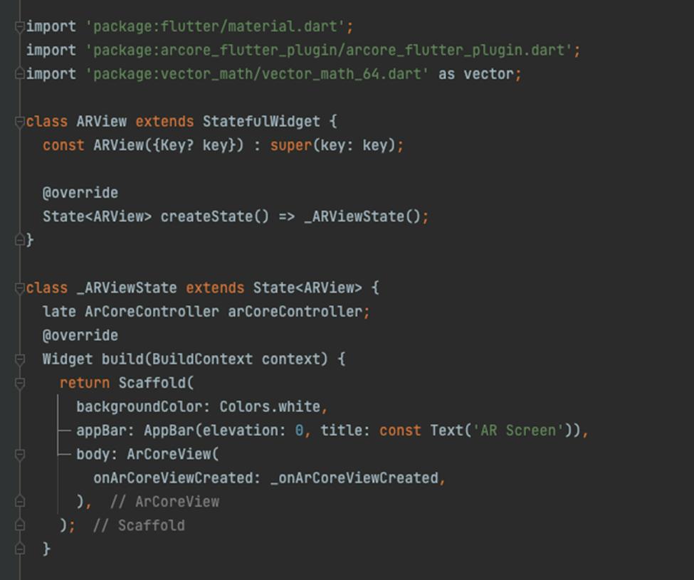 flutter ar packages