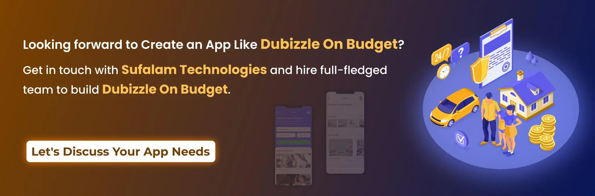 looking forward to create an app like dubizzle