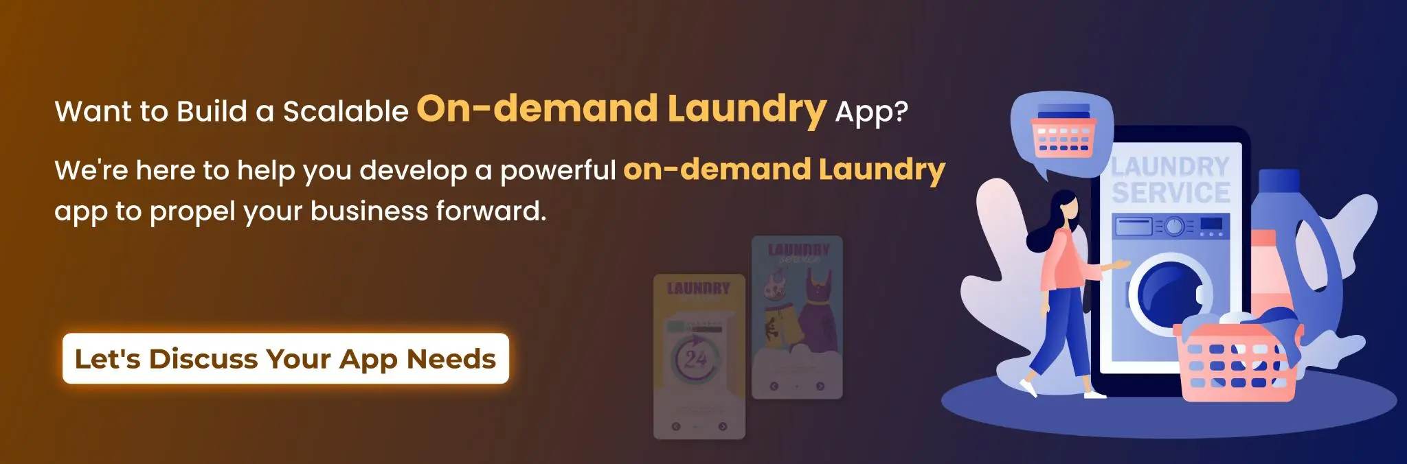 scalable on demand laundry app