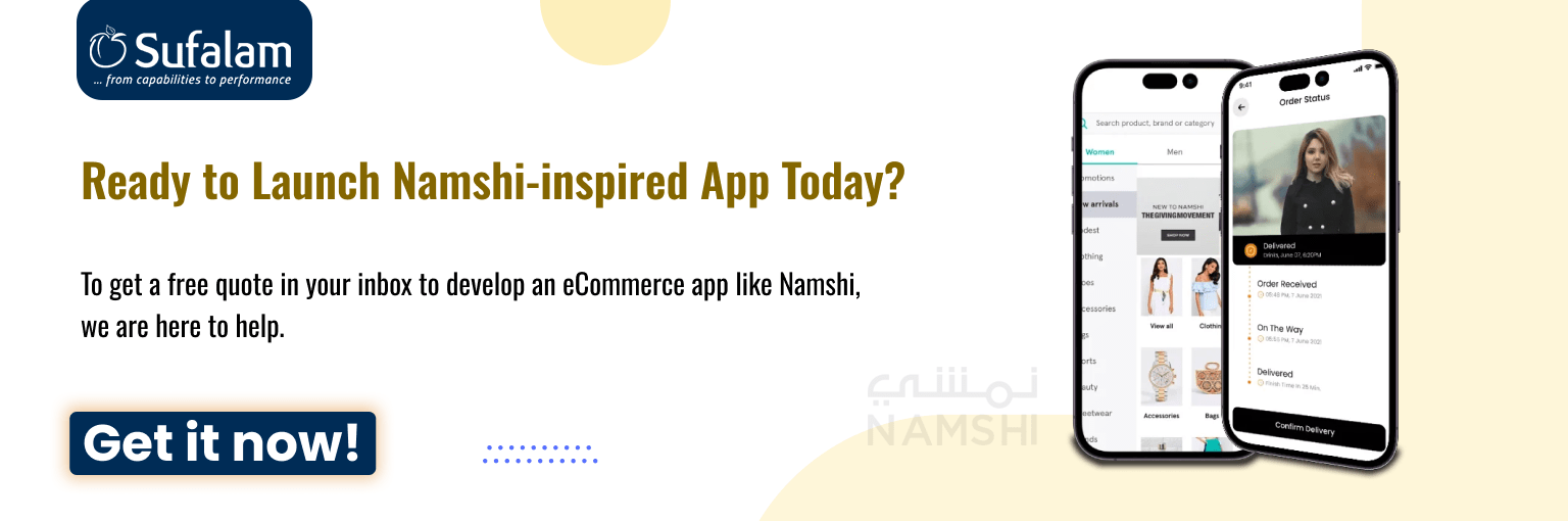 Launch Namshi-inspired App
