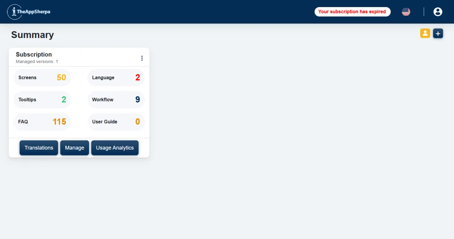 TheAppSherpa-01 1 TheAppSherpa Solutions - Dashboard