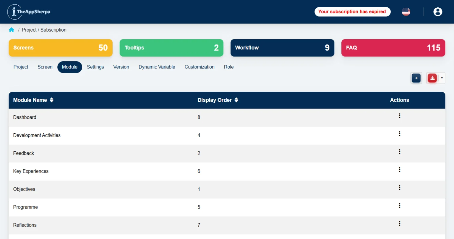 TheAppSherpa-05 5 TheAppSherpa- Modules
