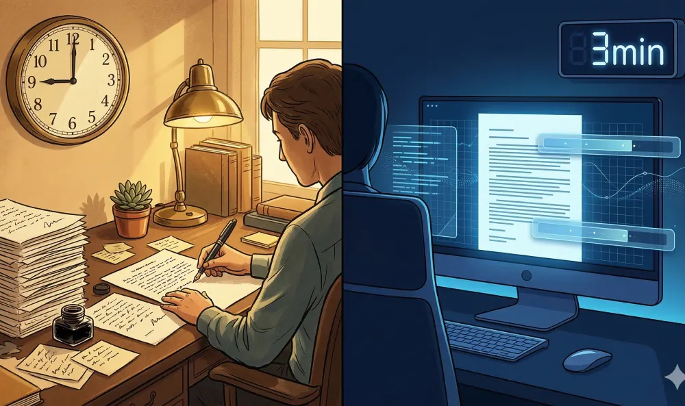 Manual vs automated DMC quotation speed comparison