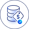 ERP pricing database icon