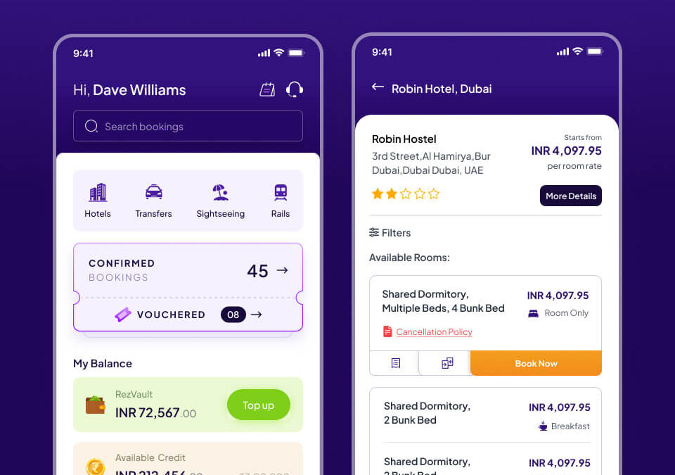 RezLive - B2B Travel Agent Mobile Platform 1 rezlive-b2b-travel-agent-mobile-platform