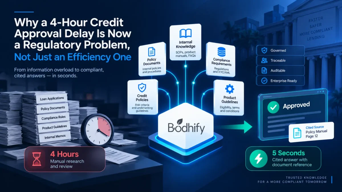 Why a 4-Hour Credit Approval Delay Is Now a Regulatory Problem, Not Just an Efficiency One 2 enterprise rag gcc sme lending credit policy
